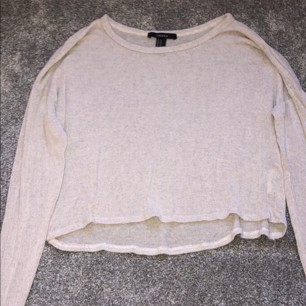 Cropped sweater